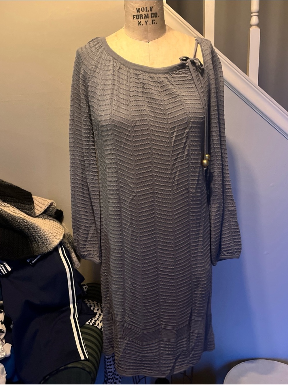 Missoni knit dress gray size US 8